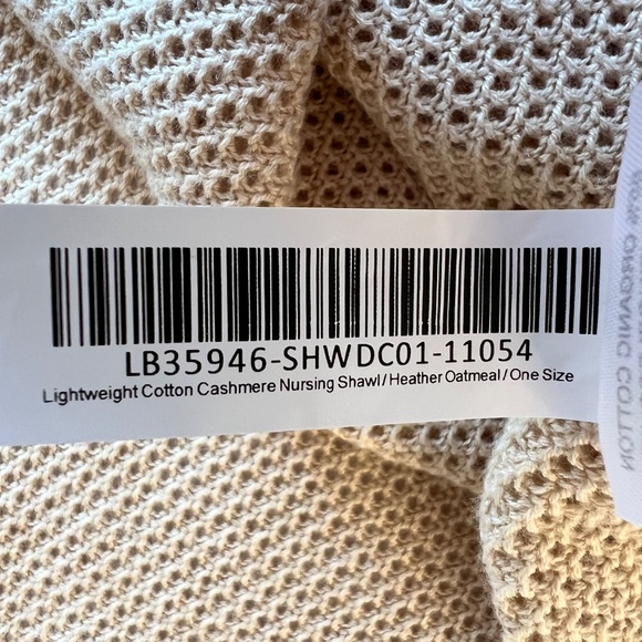 Quince Maternity Nursing Shawl Cotton Cashmere Lightweight - Picture 13 of 15